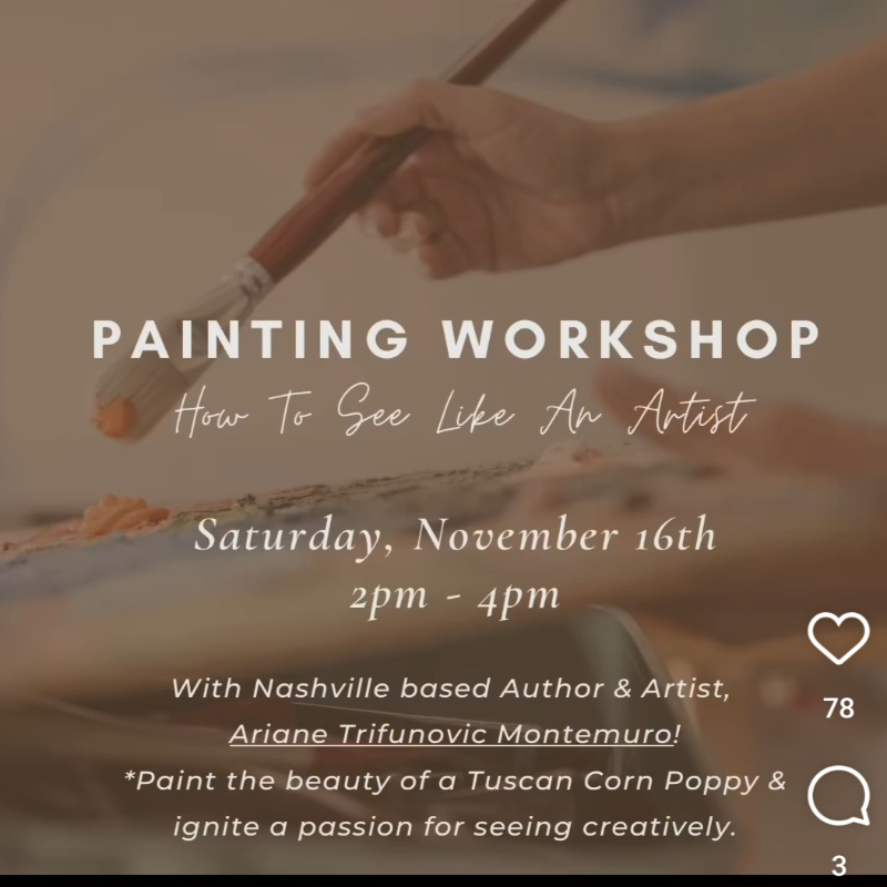  Workshop ad for Lexington, KY 