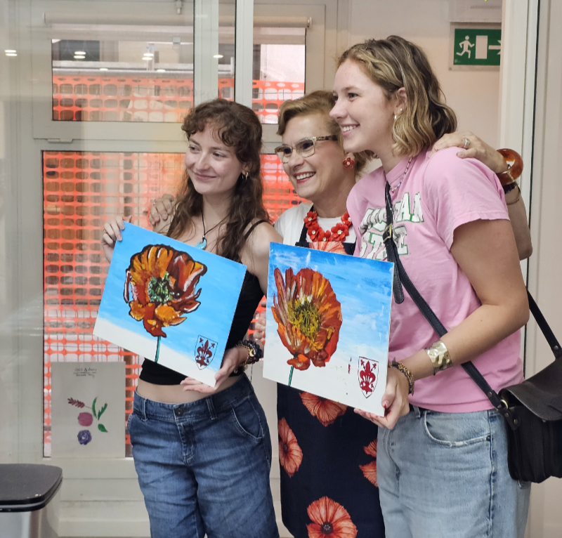  Students' work in Florence, Italy 