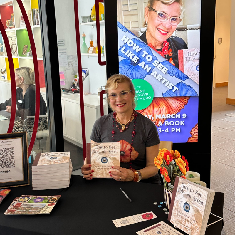  Ariane signs her book at the Boca Raton Museum of Art 